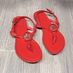 Nordstrom rack red thong flats size 4M